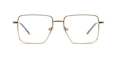 Komono Lucas O7852 Men's Glasses Gold Size 53 - Free Lenses - Blue Light Block Available
