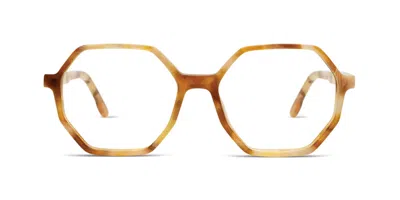 Komono Maggie O7057 Men's Glasses Brown Size 54 - Free Lenses - Blue Light Block Available