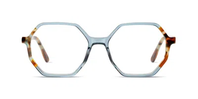 Komono Maggie O7060 Men's Glasses Blue Size 54 - Free Lenses - Blue Light Block Available