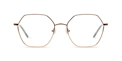 Komono Nora O1731 Women's Glasses Gold Size 55 - Free Lenses - Blue Light Block Available
