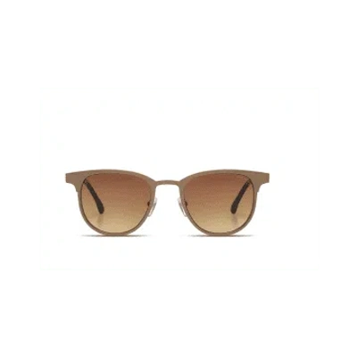 Komono Pale Copper Francis Steel Sunglasses In Metallic