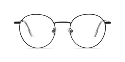 Komono Pete O2432 Men's Glasses Black Size 49 - Free Lenses - Blue Light Block Available