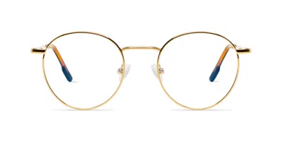 Komono Pete Slims O2461 Men's Glasses Gold Size 46 - Free Lenses - Blue Light Block Available