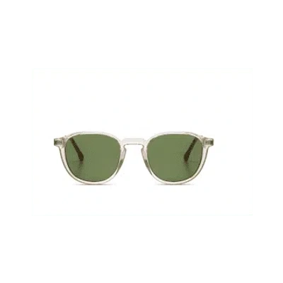 Komono Prosecco Liam Metal Sunglasses In Green