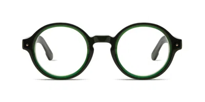 Komono Quinn O1125 Men's Glasses Green Size 47 - Free Lenses - Blue Light Block Available