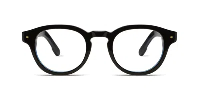 Komono Riley O1075 Men's Glasses Black Size 47 - Free Lenses - Blue Light Block Available