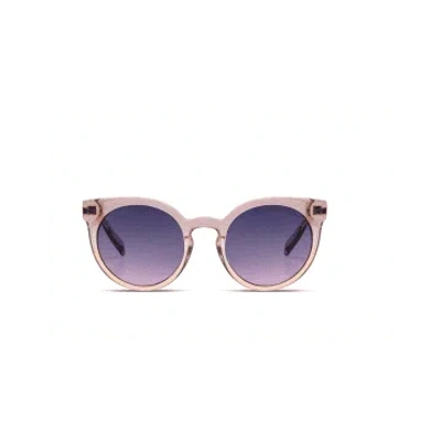 Komono Rose Gold Lulu Metal Blush Sunglasses In Pink