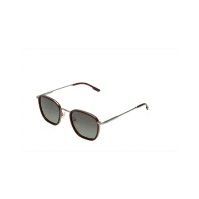 Komono Silver Matte Adam Henna Sunglasses In Black