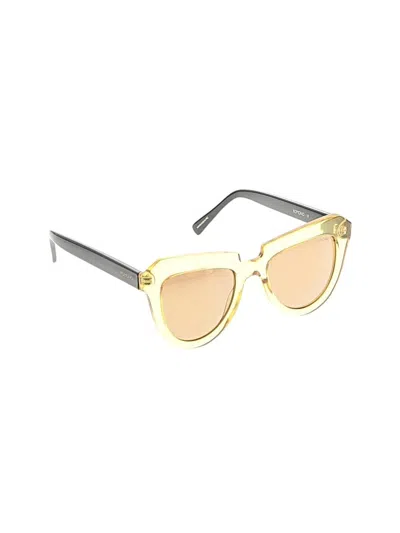 Pre-owned Komono Sunglasses In Gold
