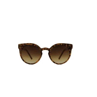 Komono Tortoise Rose Gold Lulu Metal Series Sunglasses In Brown