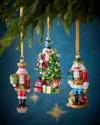 Komozja Assorted Nutcrackers Christmas Ornaments, Set Of 3