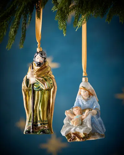 Komozja Holy Family Christmas Ornaments, Set Of 3