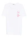 Kompakt Record Bar Graphic T-shirt In White