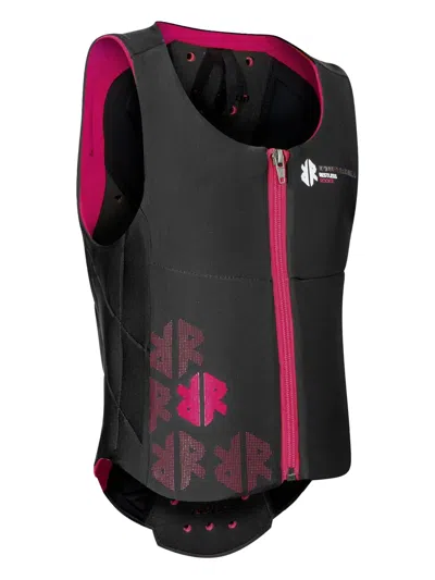 Komperdell Kids' Ballistic Zip-front Protector Vest In Black