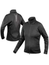 Komperdell Grey Full Zip Technical Technical Sweater In Black