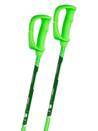 Komperdell Logo-print Ski Poles In Green