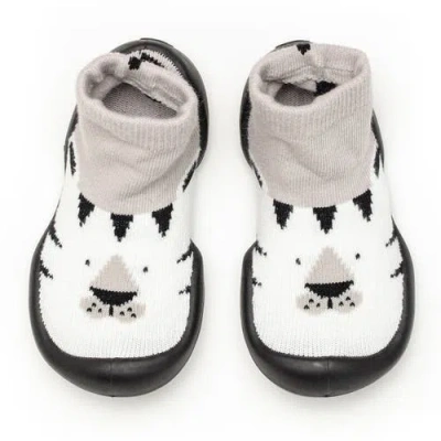 Komuello Babies'  Toddler Boy Sock Shoes In Black And White