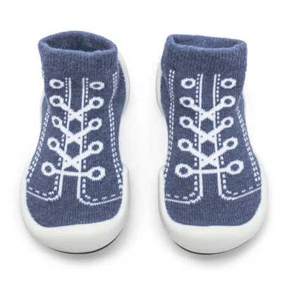 Komuello Babies'  Toddler Boy Sock Shoes In Denim Blue