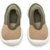 Komuello Toddler Sock Shoes Flat In Color Block Olive