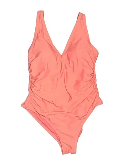 Pre-owned Kona Sol Bodysuit In Orange