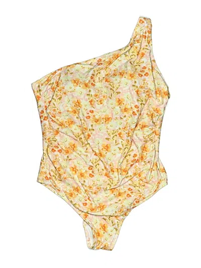 Pre-owned Kona Sol Bodysuit In Yellow