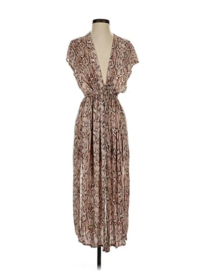 Pre-owned Kona Sol Casual Dress In Brown