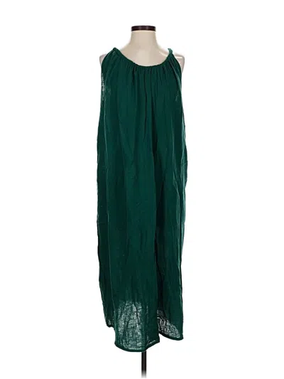 Pre-owned Kona Sol Casual Dress In Green
