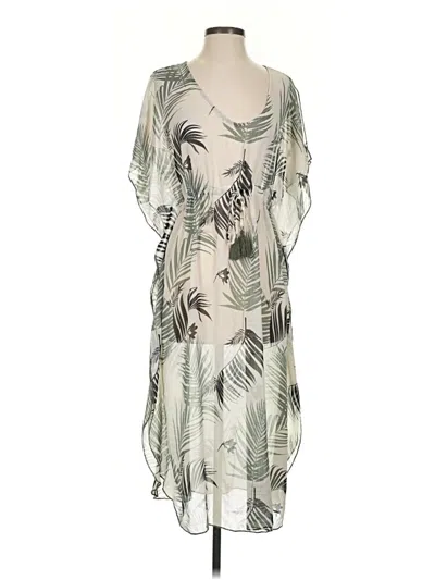 Pre-owned Kona Sol Casual Dress In Green