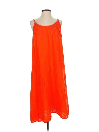Pre-owned Kona Sol Casual Dress In Orange
