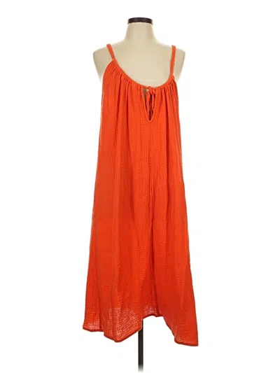 Pre-owned Kona Sol Casual Dress In Orange