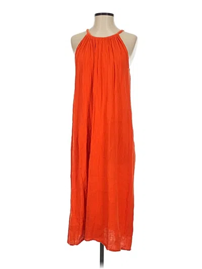 Pre-owned Kona Sol Casual Dress In Orange