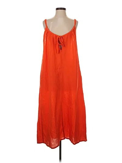 Pre-owned Kona Sol Casual Dress In Orange
