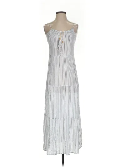 Pre-owned Kona Sol Casual Dress In Silver