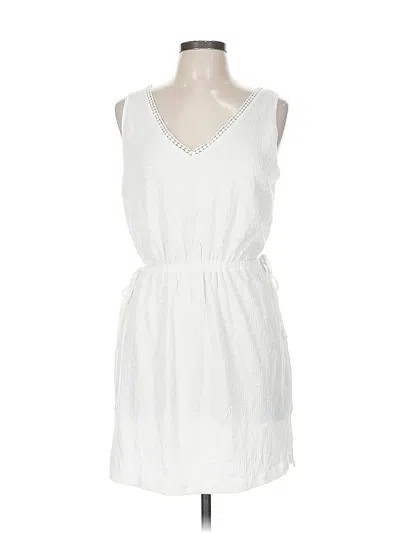Pre-owned Kona Sol Casual Dress In White