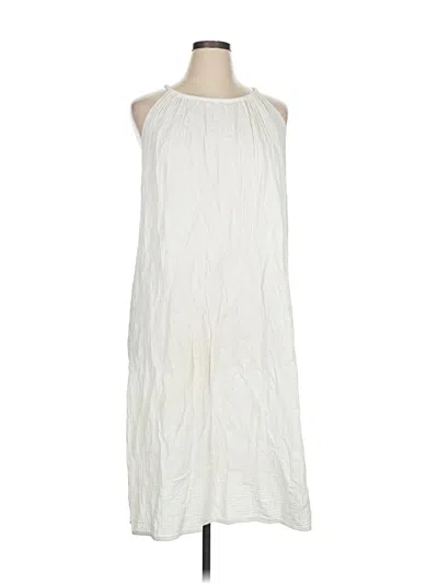 Pre-owned Kona Sol Casual Dress In White