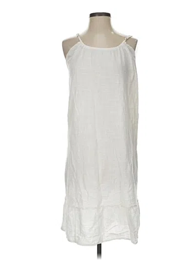 Pre-owned Kona Sol Casual Dress In White