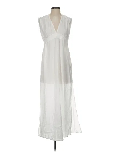 Pre-owned Kona Sol Casual Dress In White
