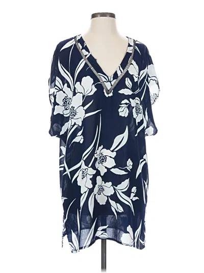 Pre-owned Kona Sol Kimono In Blue