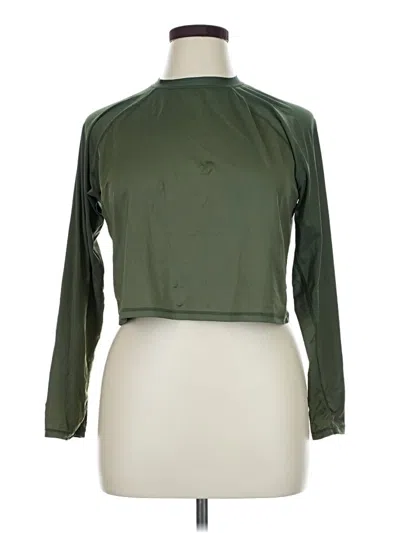 Pre-owned Kona Sol Long Sleeve T-shirt In Green