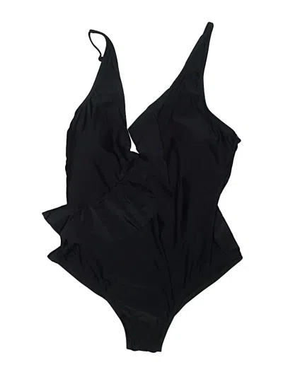 Pre-owned Kona Sol One Piece Swimsuit In Black