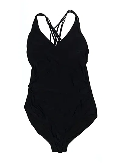 Pre-owned Kona Sol One Piece Swimsuit In Black