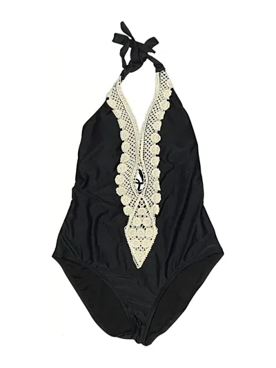 Pre-owned Kona Sol One Piece Swimsuit In Black