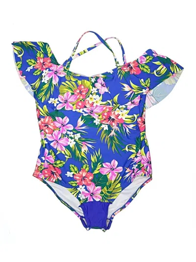 Pre-owned Kona Sol One Piece Swimsuit In Blue