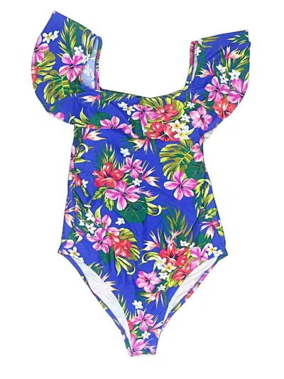 Pre-owned Kona Sol One Piece Swimsuit In Blue