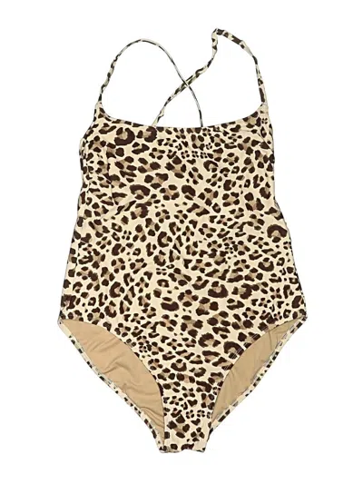 Pre-owned Kona Sol One Piece Swimsuit In Brown