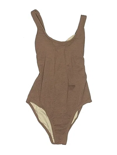 Pre-owned Kona Sol One Piece Swimsuit In Brown