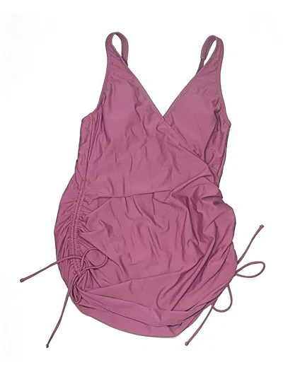 Pre-owned Kona Sol One Piece Swimsuit In Burgundy