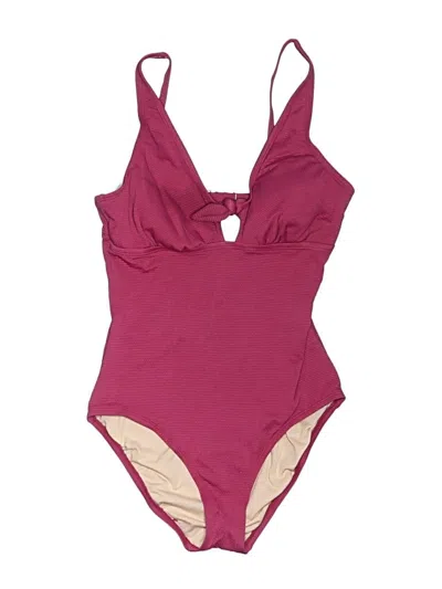 Pre-owned Kona Sol One Piece Swimsuit In Burgundy