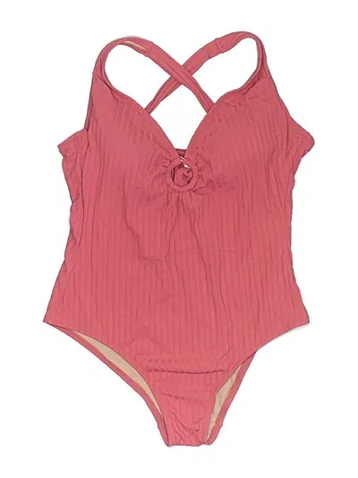 Pre-owned Kona Sol One Piece Swimsuit In Burgundy