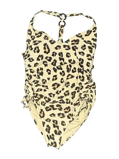 Pre-owned Kona Sol One Piece Swimsuit In Gold